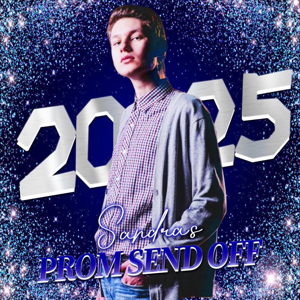 Prom Fotohintergrund Sparkle Celebration Personalisierte Party Abschlussfeier Hintergrund LXX5-218