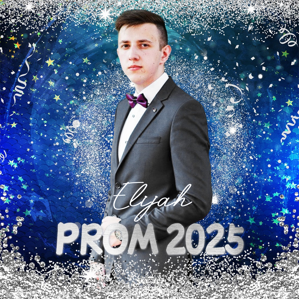 Prom Backdrop Ideen Midnight Sparkle Personalisierte Party Graduation Backdrop LXX5-234