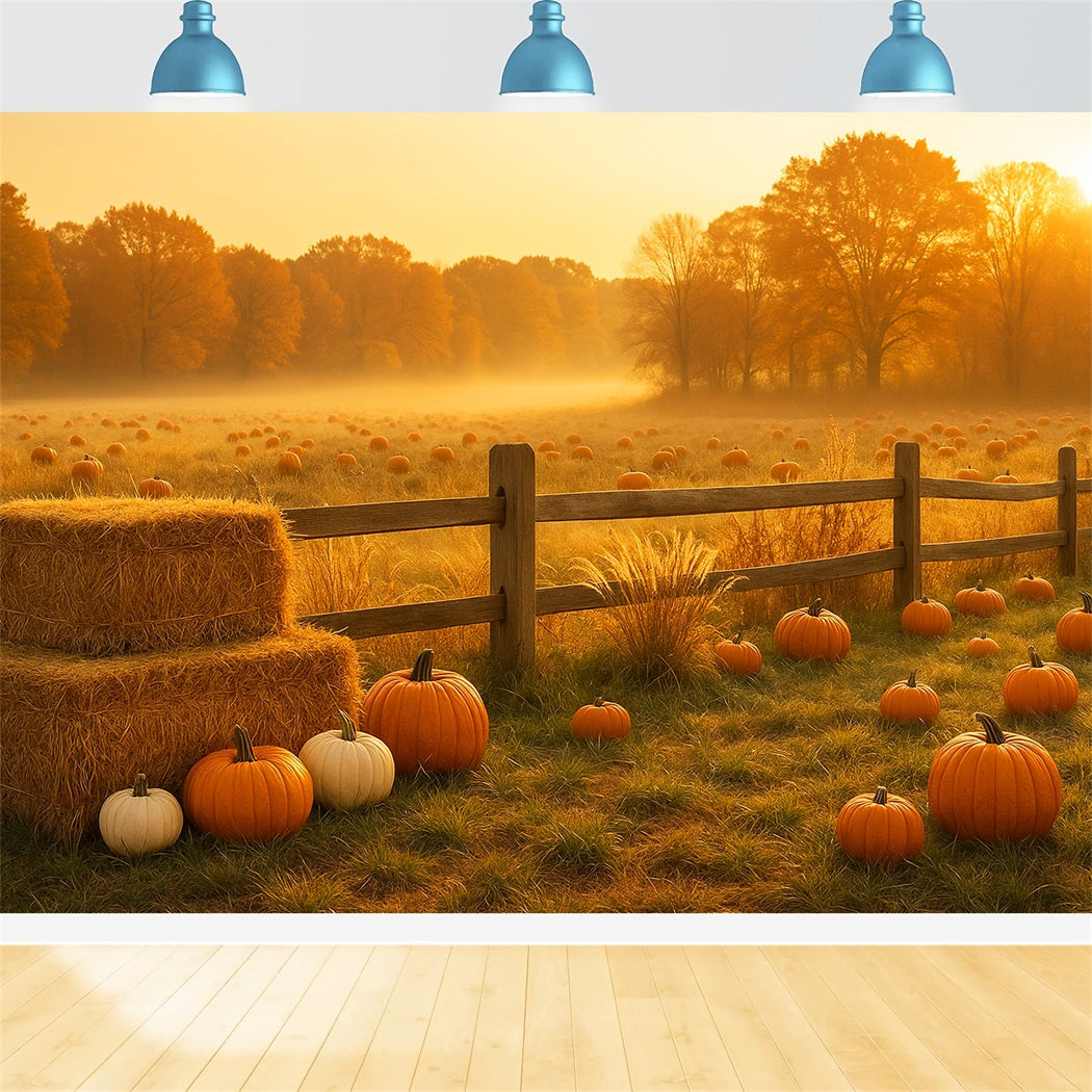 K¨¹rbisbeet-Hintergrund Goldene Wiese K¨¹rbisfeld Thanksgiving-Hintergrund LXX510-48