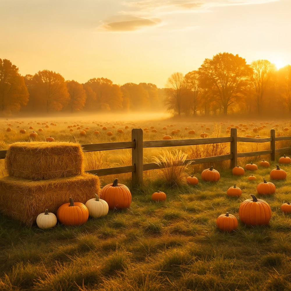 K¨¹rbisbeet-Hintergrund Goldene Wiese K¨¹rbisfeld Thanksgiving-Hintergrund LXX510-48