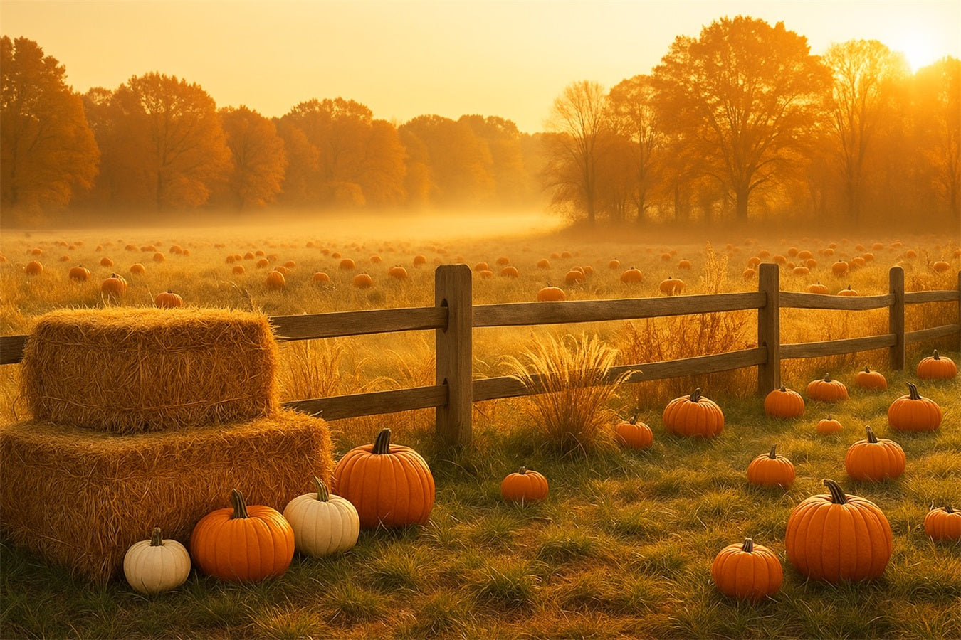 K¨¹rbisbeet-Hintergrund Goldene Wiese K¨¹rbisfeld Thanksgiving-Hintergrund LXX510-48