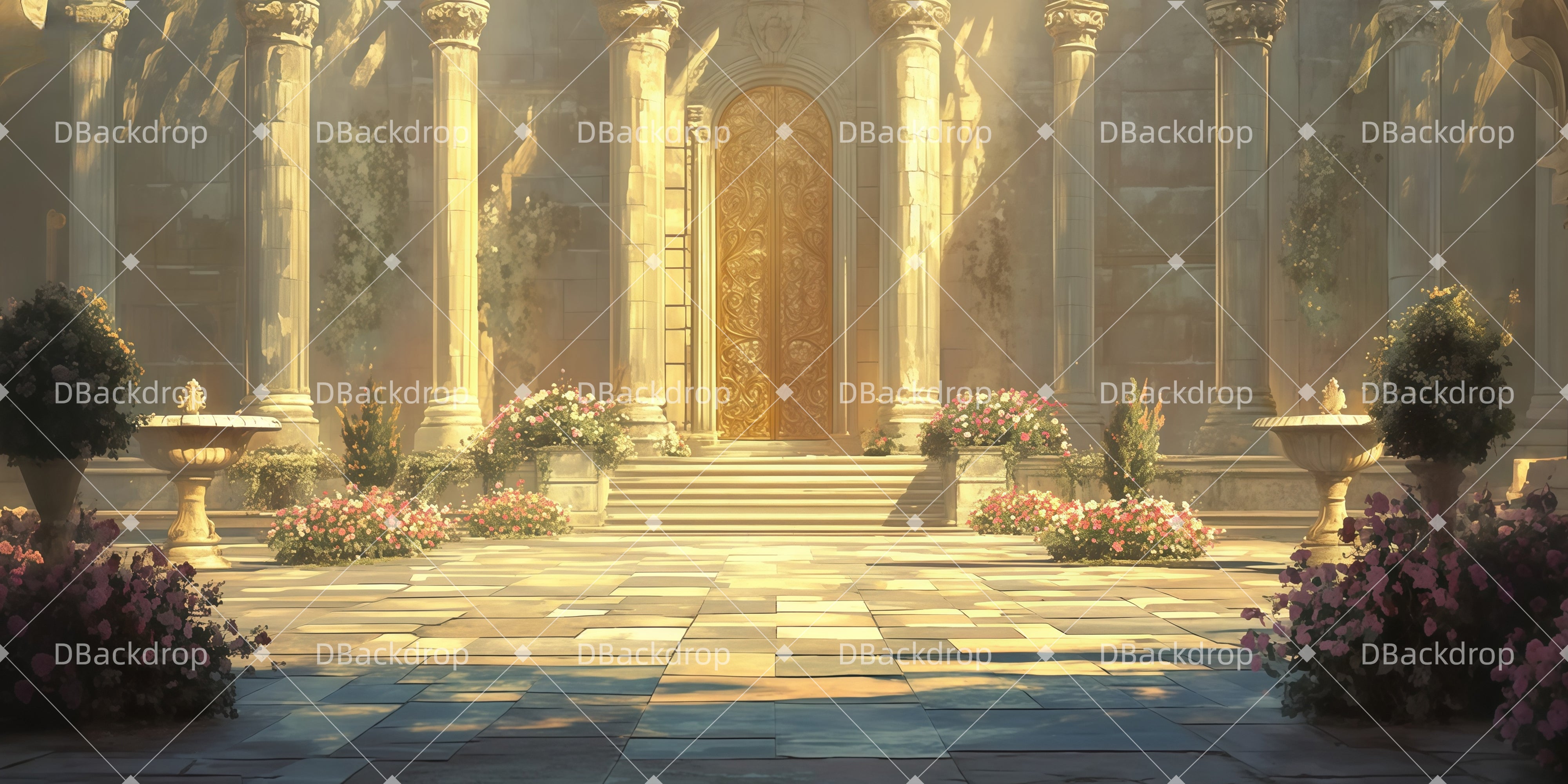 Theater Backdrops Der königliche Hof Theater gardinen LXX511-T134