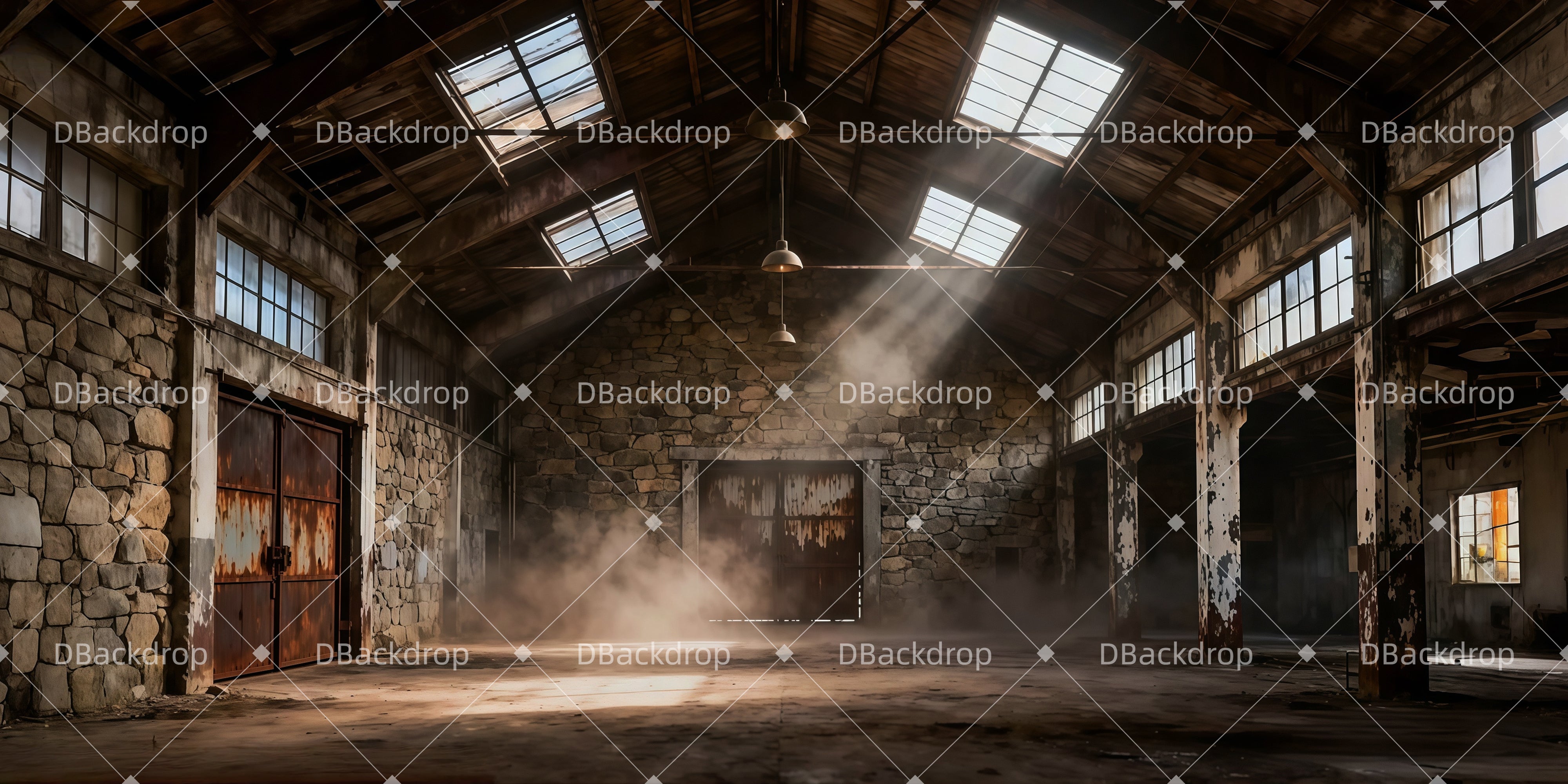 Vorhang Theaterbühne Industrieller-Stiller-Raum Theatervorhang stoff LXX511-T47