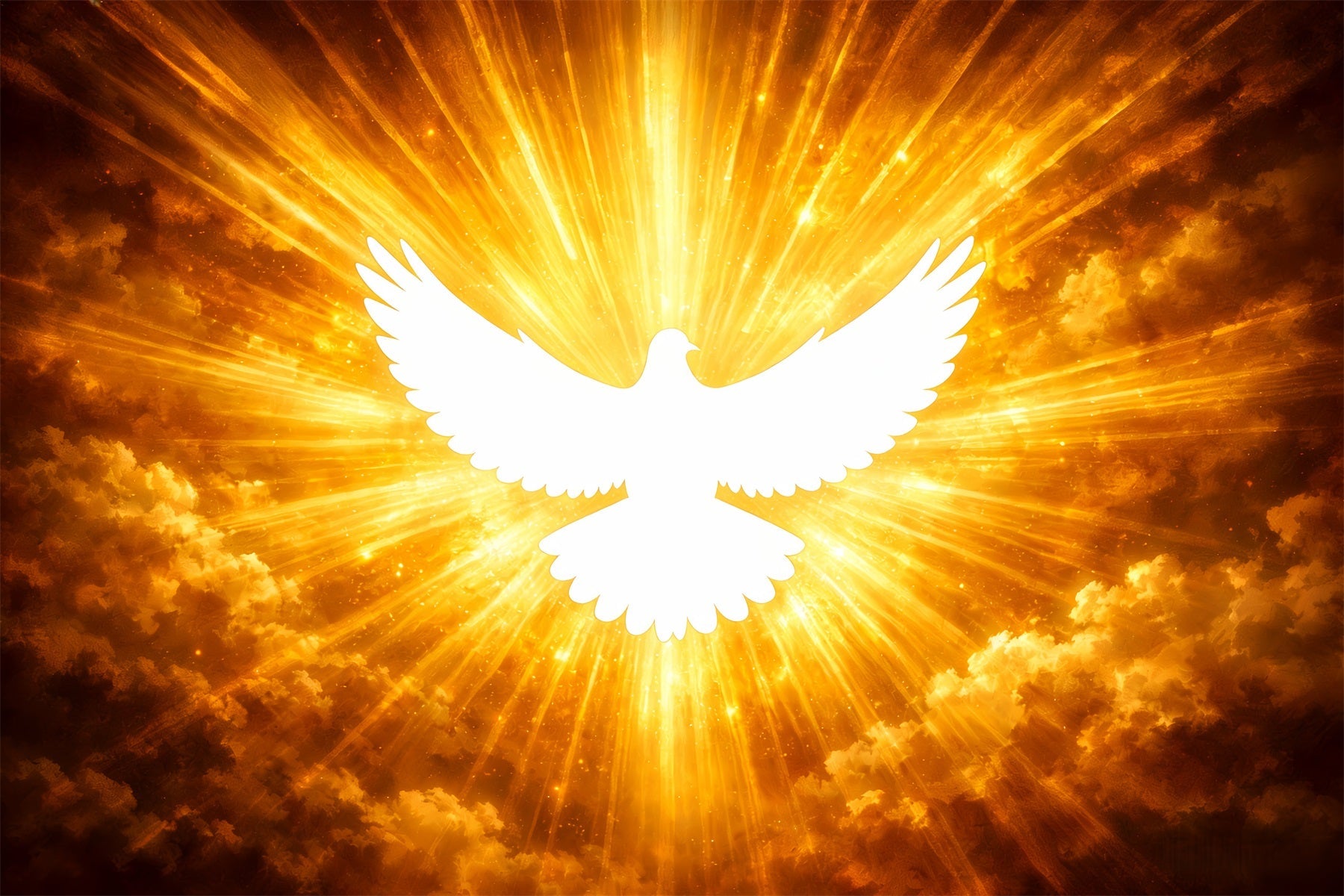 Kirche Ostern Fotohintergrund Strahlende Singvögel Auferstehung Licht Ostern Hintergründe LXX512-105