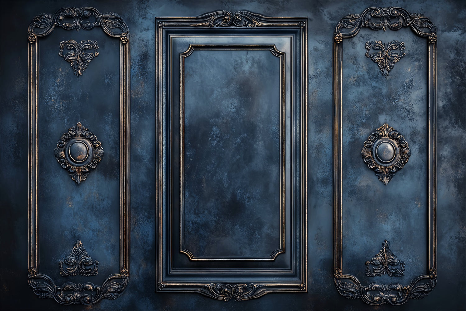 Barocke Backdrops Verziertes Paneel Eleganz Vintage Backdrops LXX57-206
