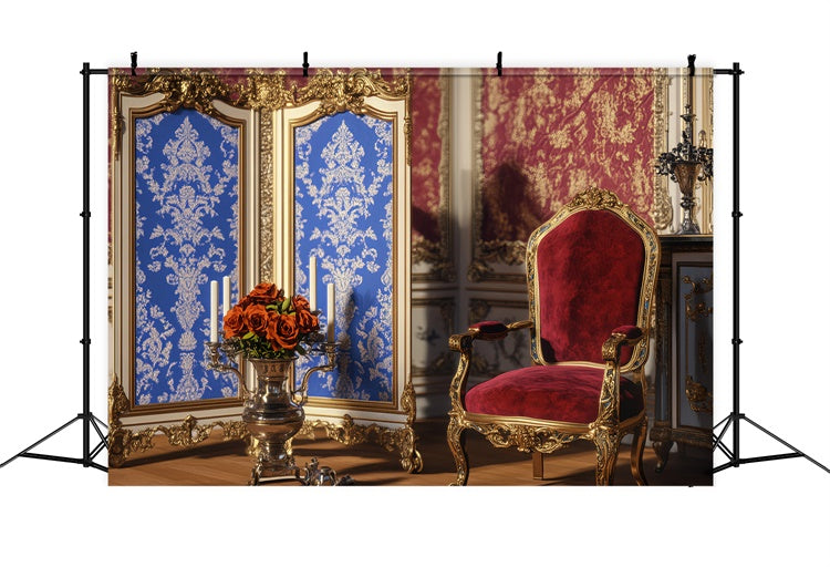 Backdrop Vintage Aristokratische Stube Hintergrund LXX57-216
