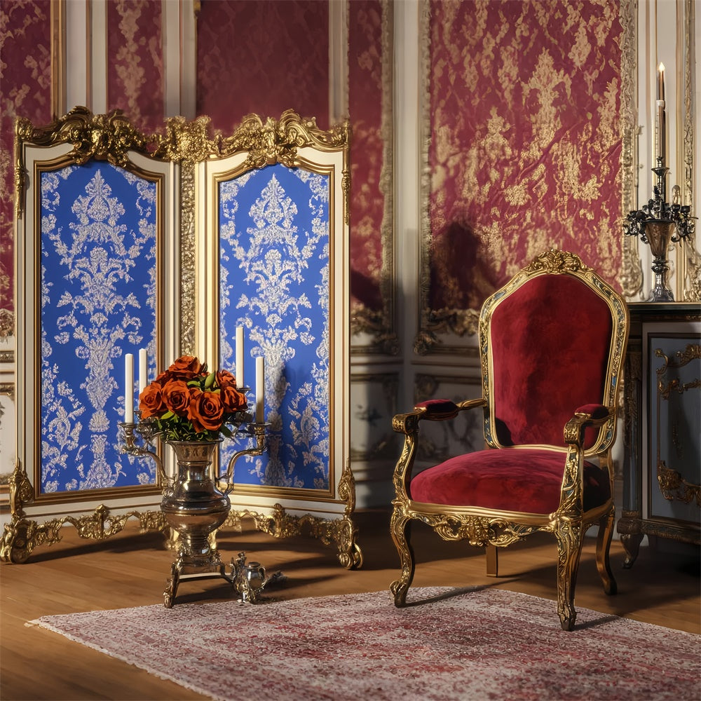 Backdrop Vintage Aristokratische Stube Hintergrund LXX57-216