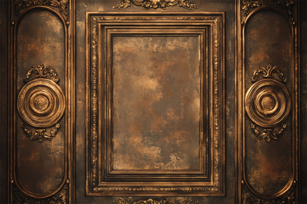 Hintergrund für Porträts Barock verzierter Panel-Hintergrund LXX57-249