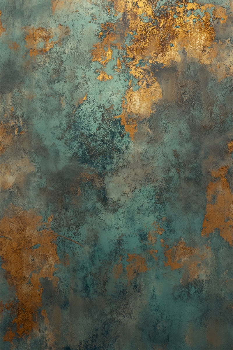 Porträt-Hintergrundkulisse Patina Kupfer oxidiert Grunge-Hintergrundkulisse LXX57-260