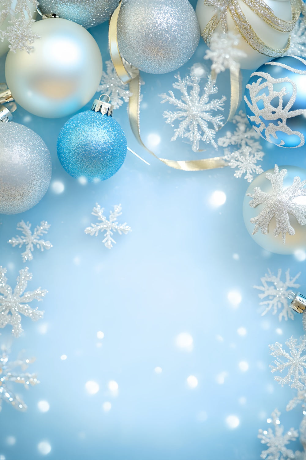 Foto-Portrait-Hintergrund Blau Holiday Sparkle Backdrop LXX57-283