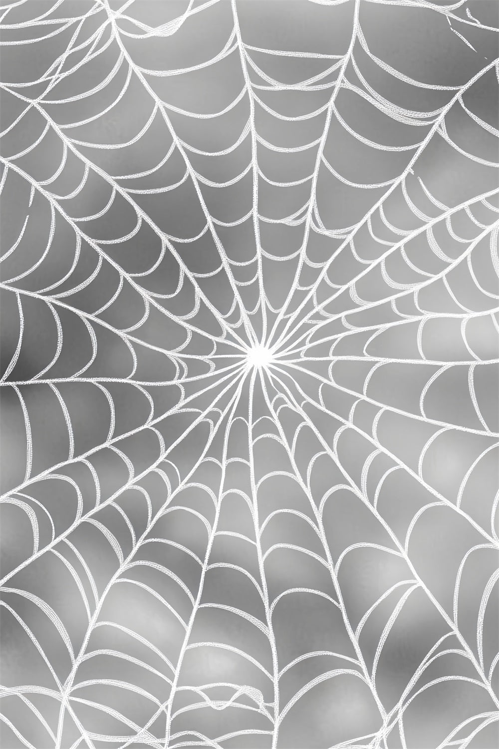 Halloween-Farbbackdrop Silbernes Spinnennetz-Musterdesign Halloween-Fotobackdrop LXX59-148