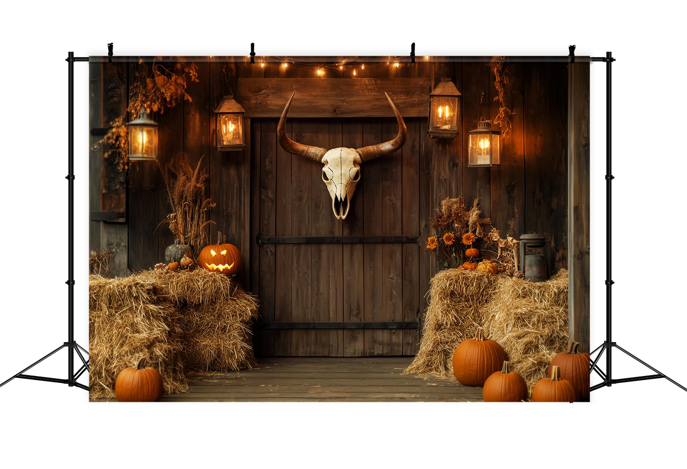 Rustikaler Fotohintergrund Rustikale Ernte Holzscheune Herbst-Fotografie-Studiohintergründe LXX59-278