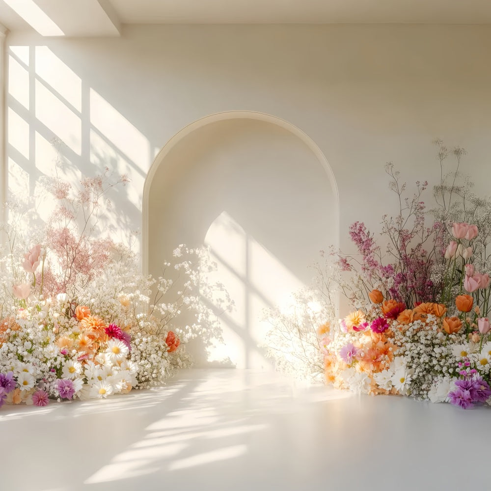 Herbsthintergrund Heller Blumen-Bohemian-Fotohintergrund Herbst-Fotohintergründe LXX59-280