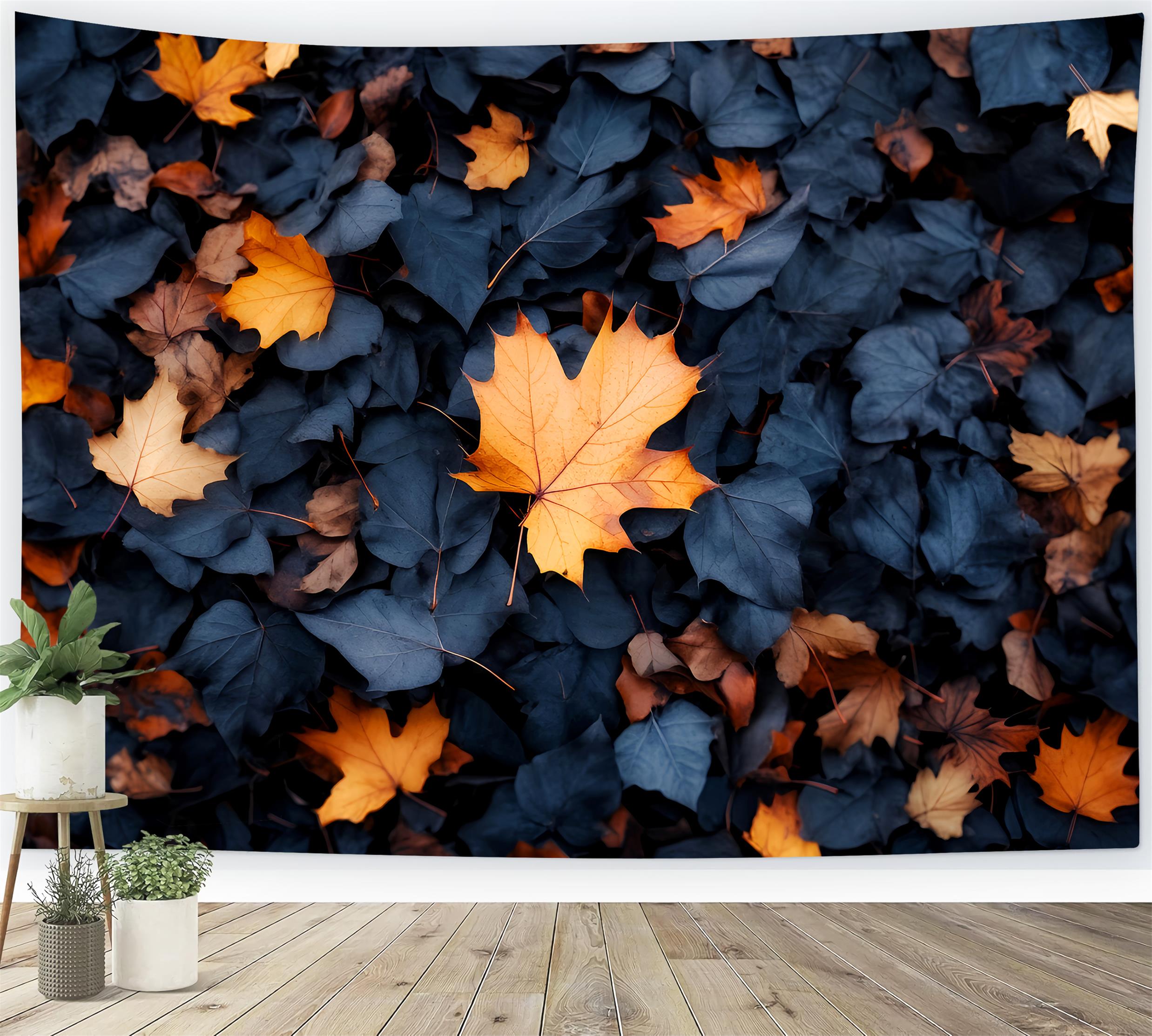 Herbsthintergrund Knackiger Herbst Fallen-Blätter-Muster Herbst-Fotohintergründe LXX59-281