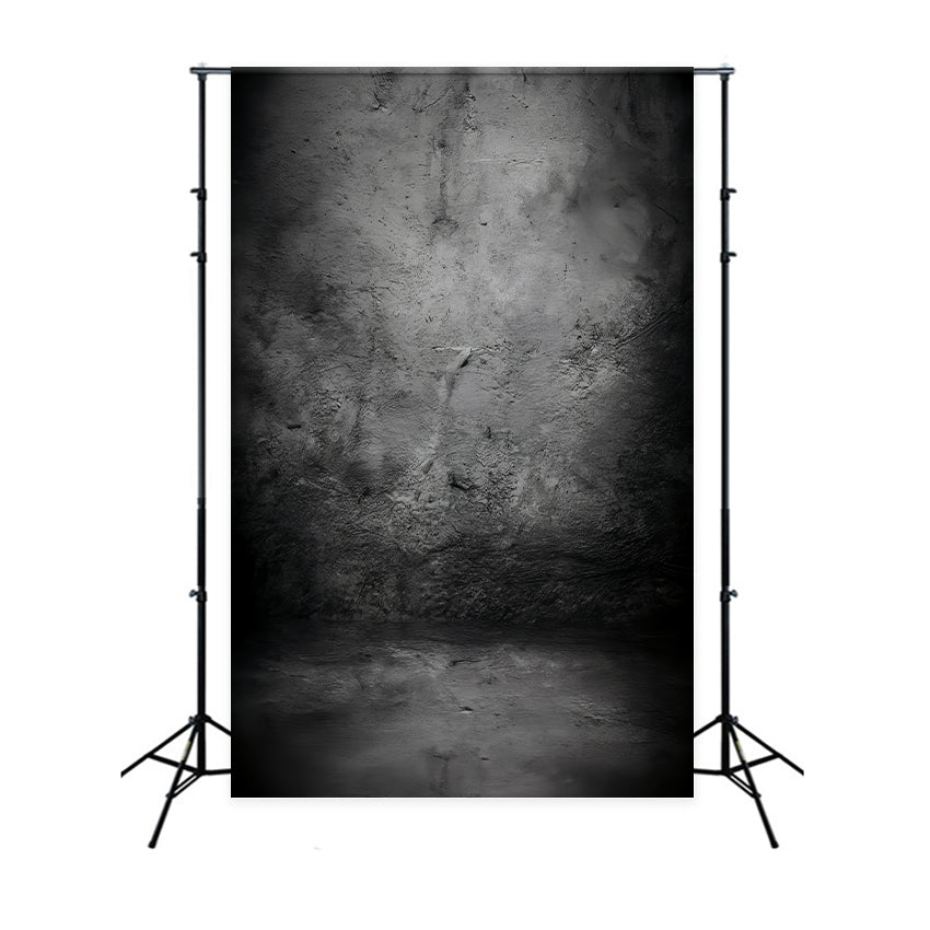 Beton-Fotohintergrund Dunkle Betontextur Wand Professioneller Porträt-Fotohintergrund LXX59-419