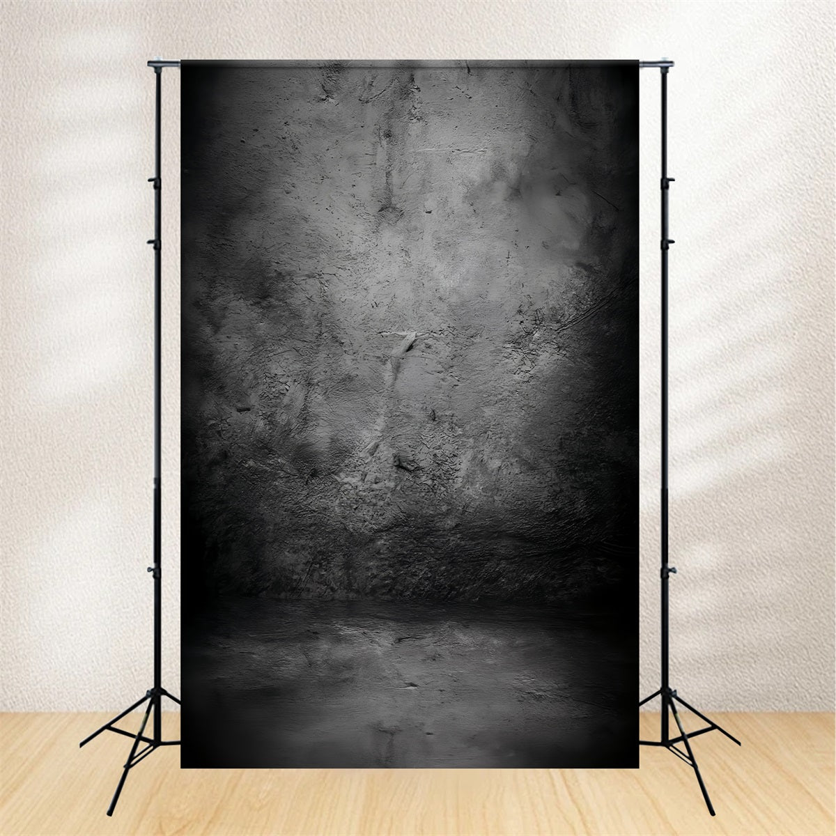 Beton-Fotohintergrund Dunkle Betontextur Wand Professioneller Porträt-Fotohintergrund LXX59-419