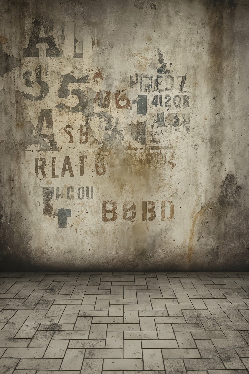 Porträtstudio-Fotohintergrund Vintage-Graffiti-Betonstruktur-Porträt-Fotohintergrund LXX59-427