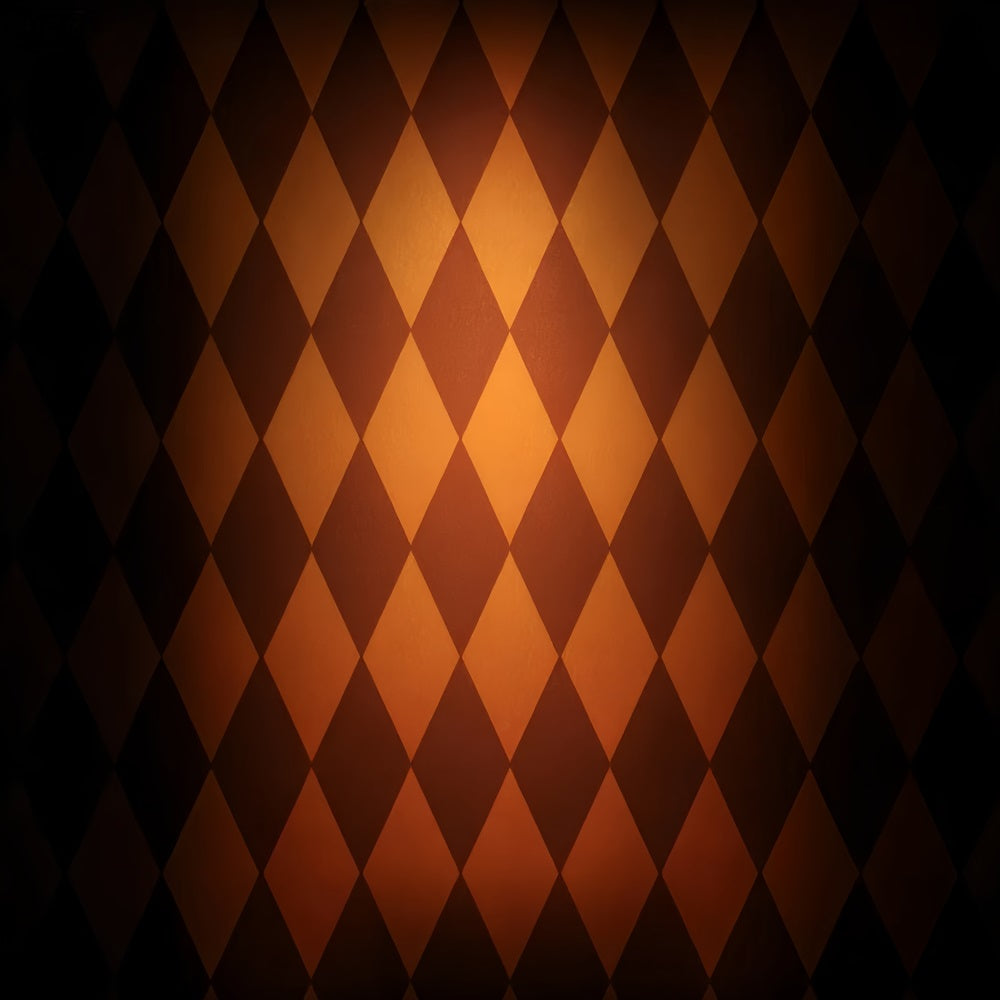 Professioneller Porträt-Fotohintergrund Bernsteinfarbenes Rautenmuster Textur Porträt-Studiohintergründe LXX59-439