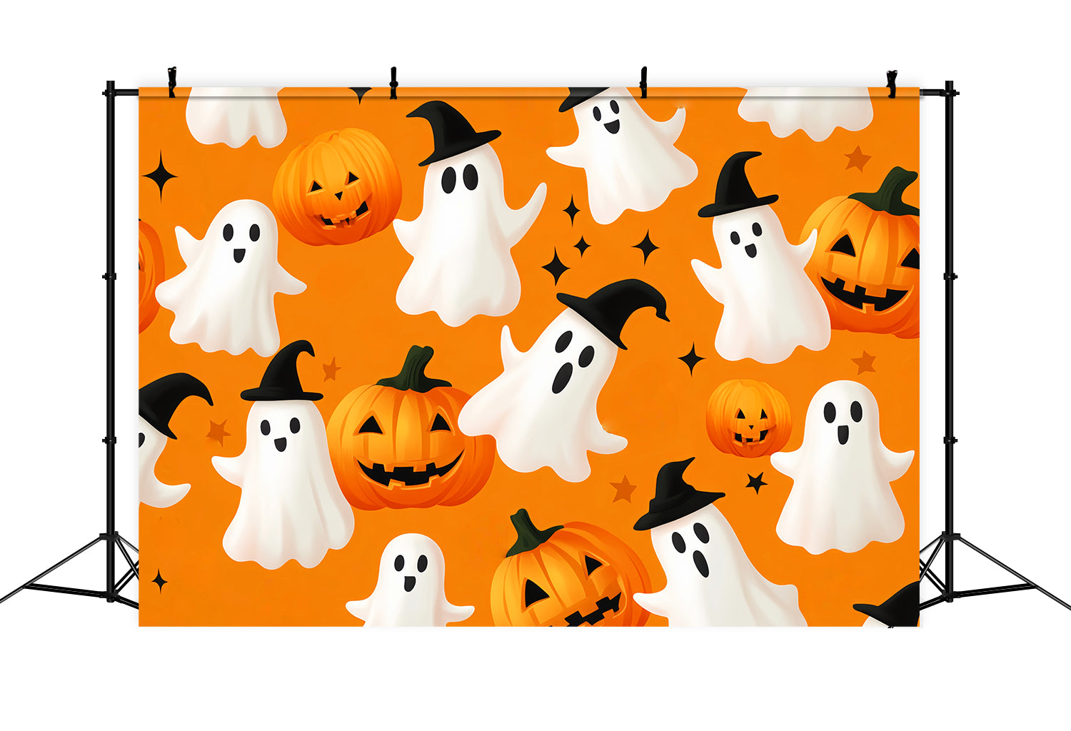 Geister Fotohintergrund Kürbis Geister-Musterdesign Halloween-Fotohintergrund LXX59-88