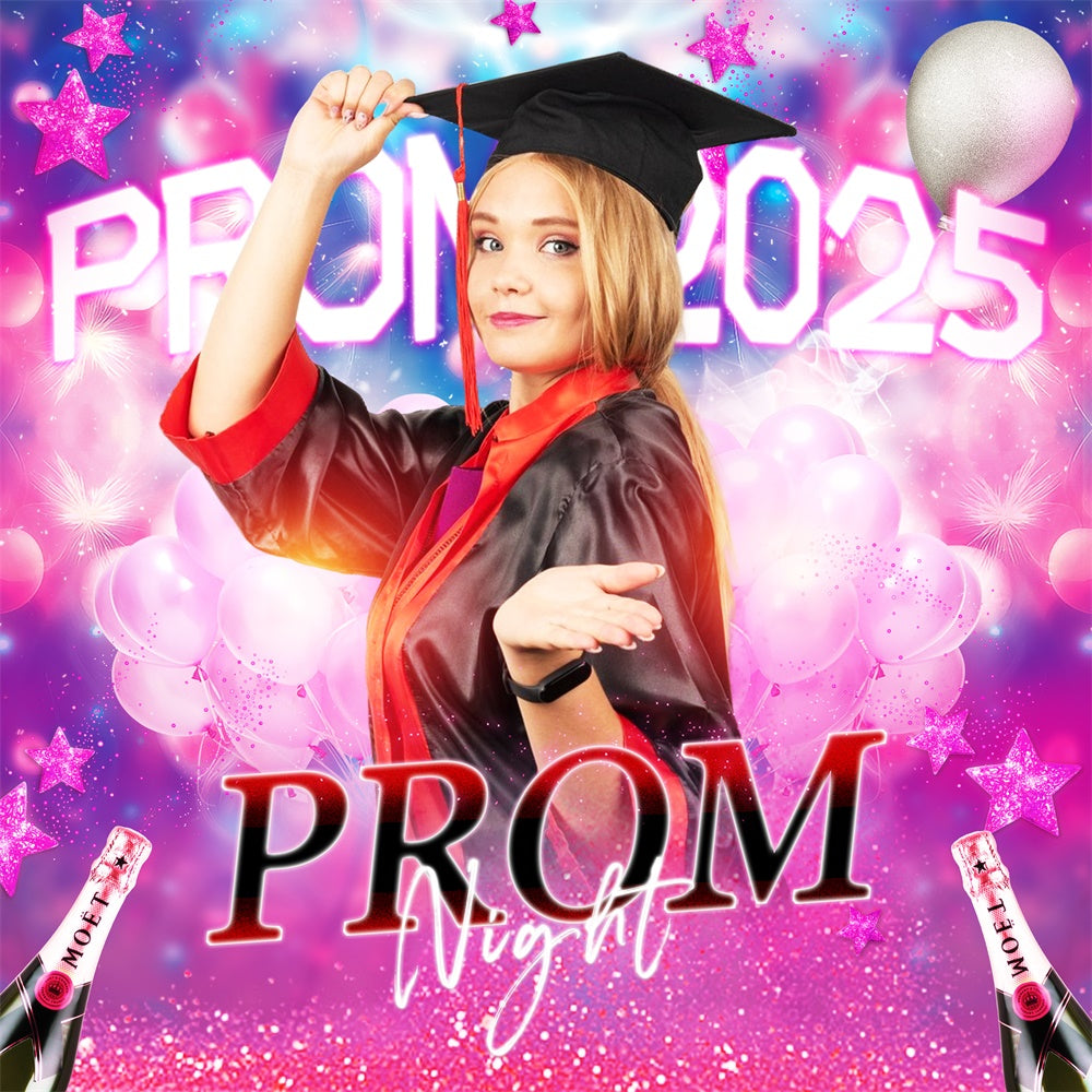 Prom 2025 Kulisse Fantasy Lichter Customized Party Graduation Kulisse LXX6-199
