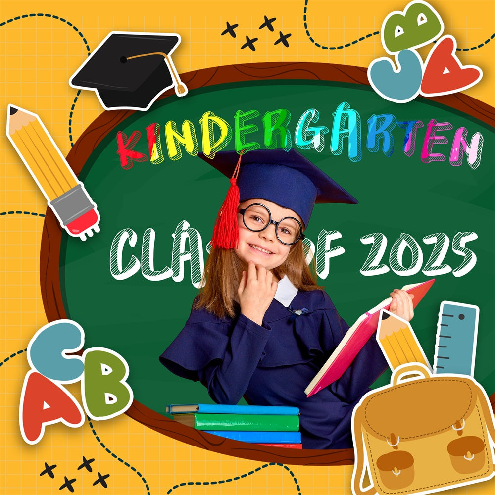 Backdrop Graduation Schule Werkzeuge Personalisierte Party Graduation Backdrop LXX6-207