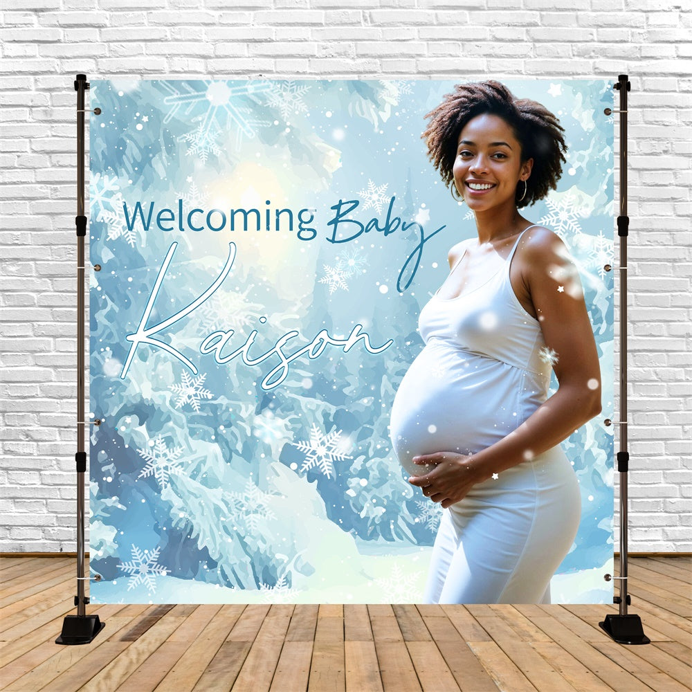 Baby Shower Backdrop Ideen Winter Wonderland Custom Backdrop LXX6-222