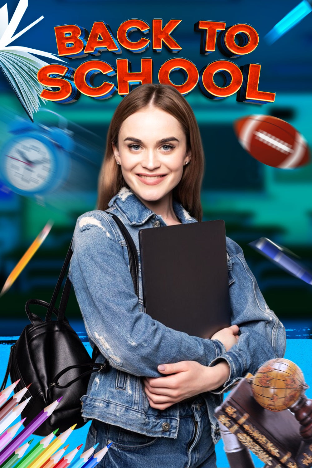 Schule Fotohintergrund Cool Study Tools Personalisierter Hintergrund LXX6-28