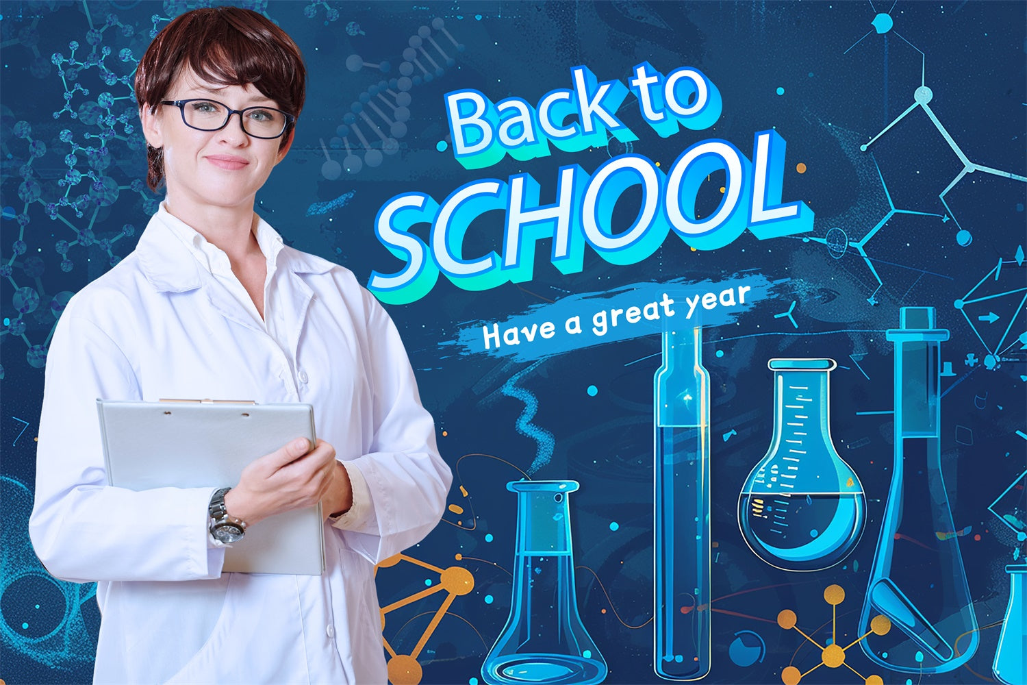 Chemie Hintergrundbild Blau Labor Lernen Personalisierte Hintergrundbild LXX6-41