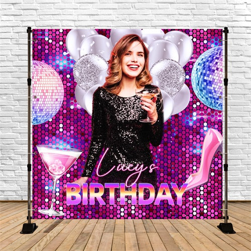 Geburtstag Backdrop Ideen Pailletten Sparkles Party Custom Backdrop LXX6-73