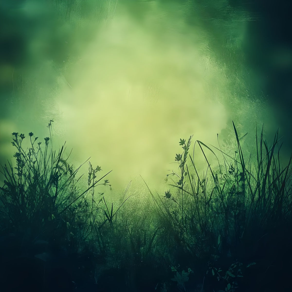 Foto-Porträt-Hintergrund Verdant Meadow Glow Mist Studio-Porträt-Hintergründe LXX61-11