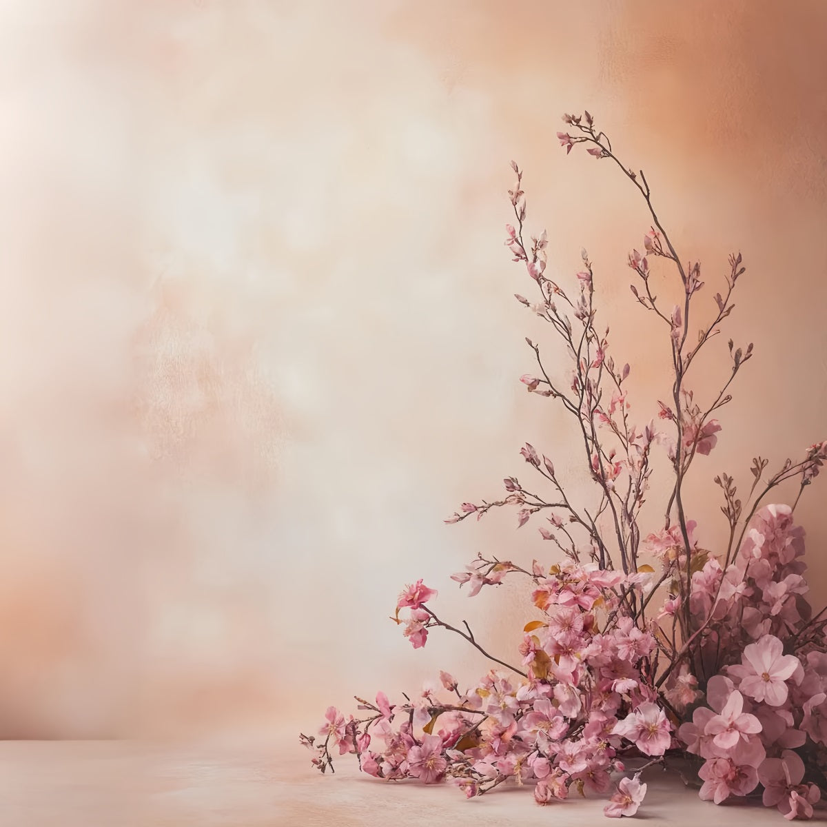 Porträtfotografie-Hintergrund Blush Cherry Blossom Studio-Porträt-Hintergründe LXX61-5