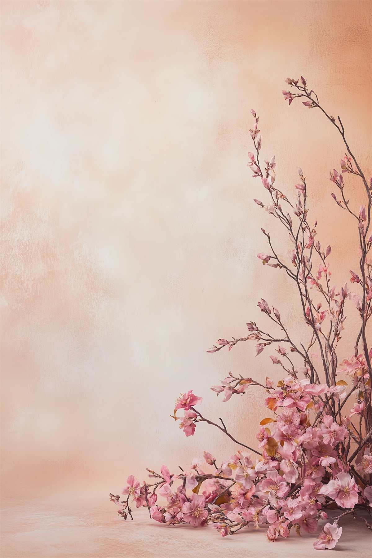 Porträtfotografie-Hintergrund Blush Cherry Blossom Studio-Porträt-Hintergründe LXX61-5