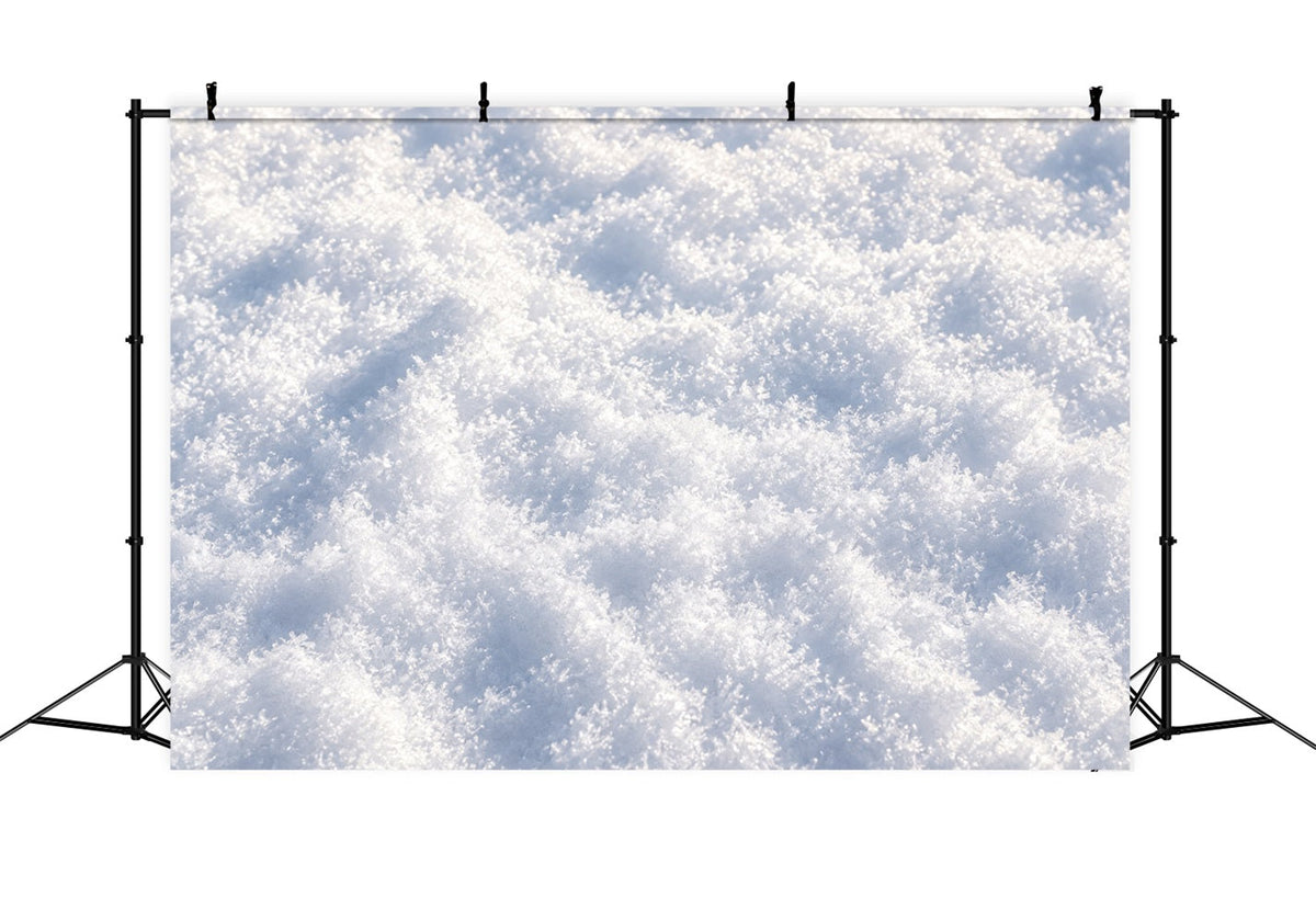 Verschneiter Weihnachtshintergrund Funkelnde Schneekristall-Textur LXX610-163