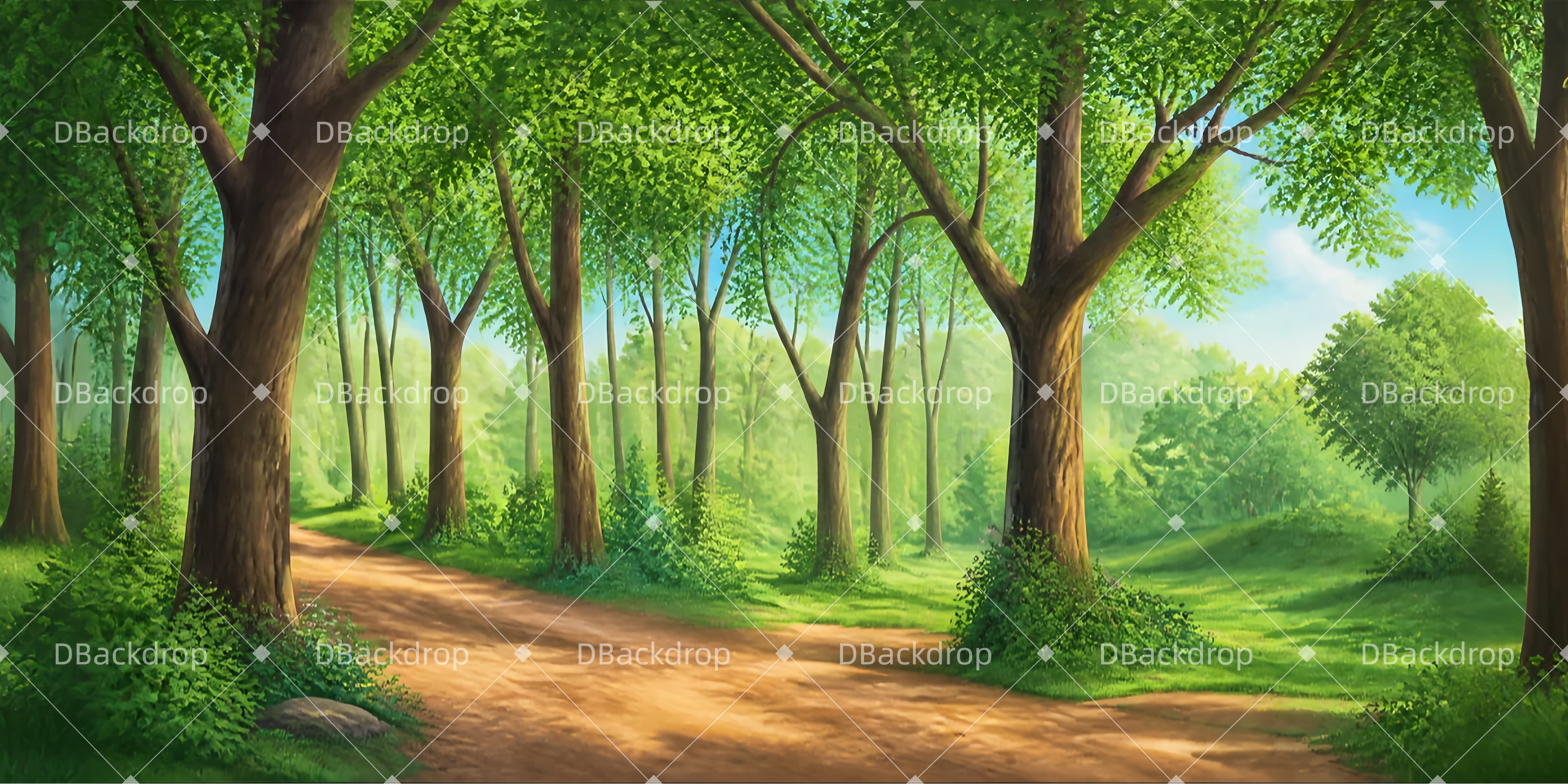 Aufführungshintergrund Sherwood Greenway Waldbühnenhintergrund LXX65-T65