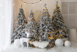 Weihnachtsbaum Elch Dekoration Fotografie Hintergrund M10-06