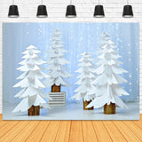 Papier-Weihnachtsbäume Fotokulisse M11-16