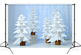 Papier-Weihnachtsbäume Fotokulisse M11-16