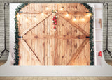 Weihnachten Schlafzimmer Holz Kopfteil Hintergrund M11-32