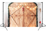 Weihnachten Schlafzimmer Holz Kopfteil Hintergrund M11-32