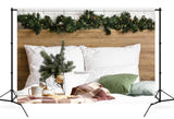 Weihnachten Kopfteil dekoriert Schlafzimmer Hintergrund M11-35