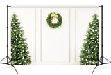 Weihnachten Kopfteil Retro Weiße Wand Hintergrund M11-40