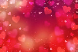 Valentinstag Rotes Glitzerherz verstreut Hintergrund M12-24