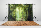 Kunstmalerei Dschungel Fotokabinen Hintergrund M5-102