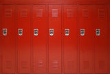 Roter High School Schließfach Fotohintergrund M5-112