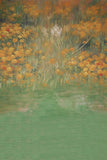 Abstrakter Floraler Aquarell Hintergrund M5-80