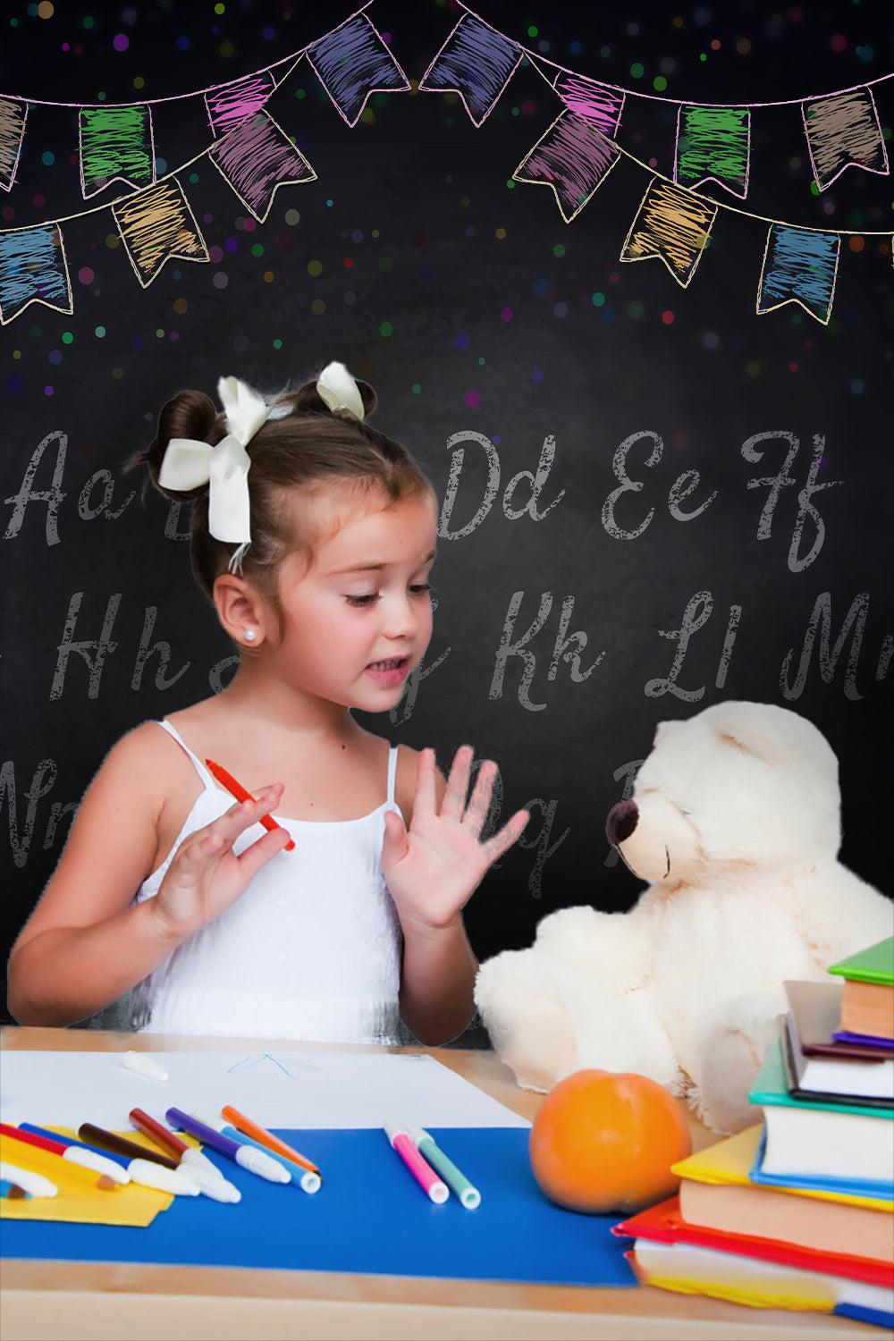 Alphabet Tafel Hintergrund für den Schulanfang M5-85