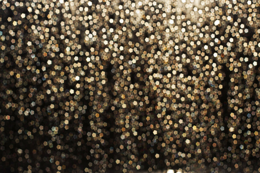 Gold Glitzer Bokeh Hintergrund Partydekorationen M6-12