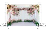 Blumenwand Hochzeits Hintergrund Party Dekorations Banner M6-27