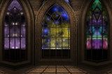 Fantasiezimmer Innere Magischer Fenster Hintergrund M7-31