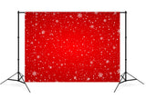Schneeflocke Winter Weihnachten Roter Hintergrund M7-48